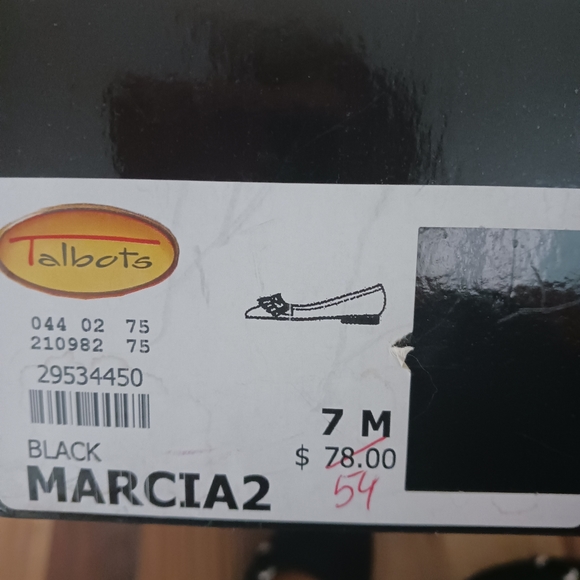 Talbots Women's Black Suede pumps 7B Med made in Brazil Leather Office Career - Picture 4 of 12